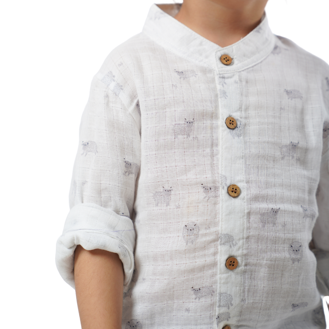 Boys Set- Sheep Shirt and Pant
