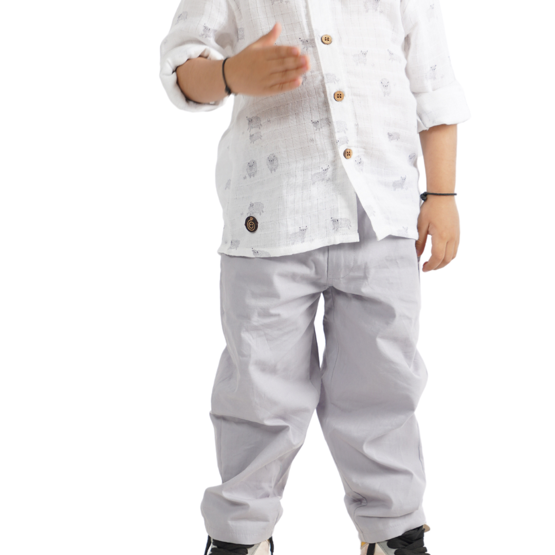 Grey Boys Pant