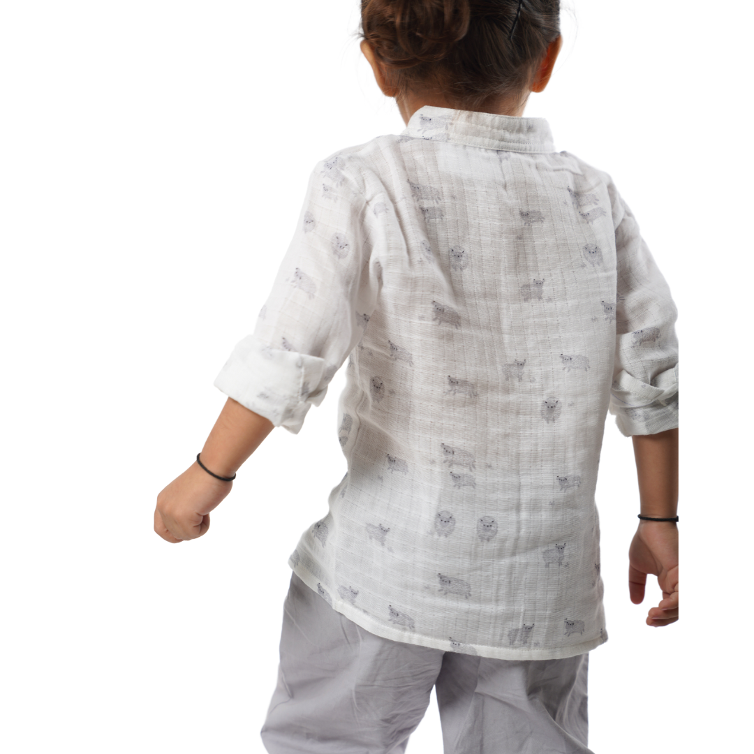 Boys Set- Sheep Shirt and Pant