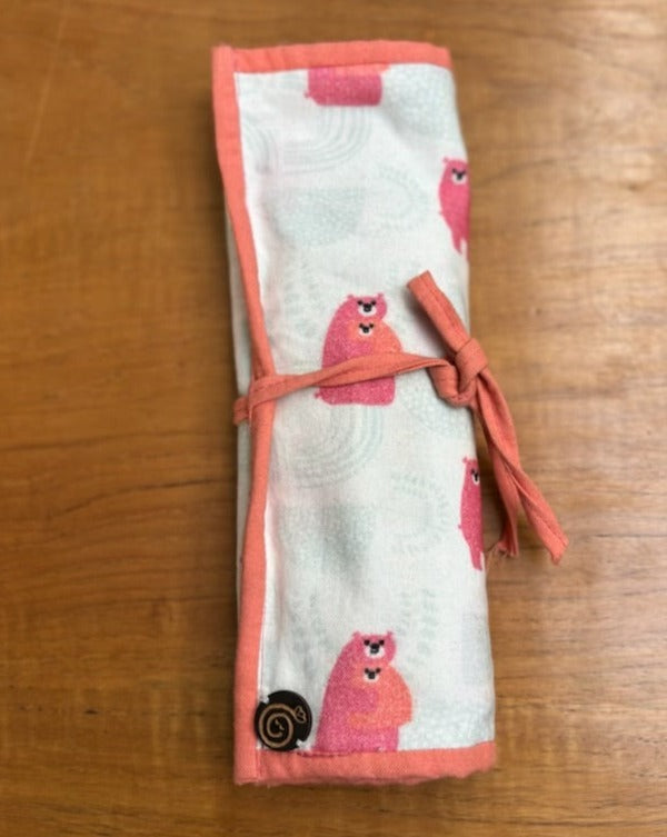 Blessed Bear Upcycled fabric Organizer