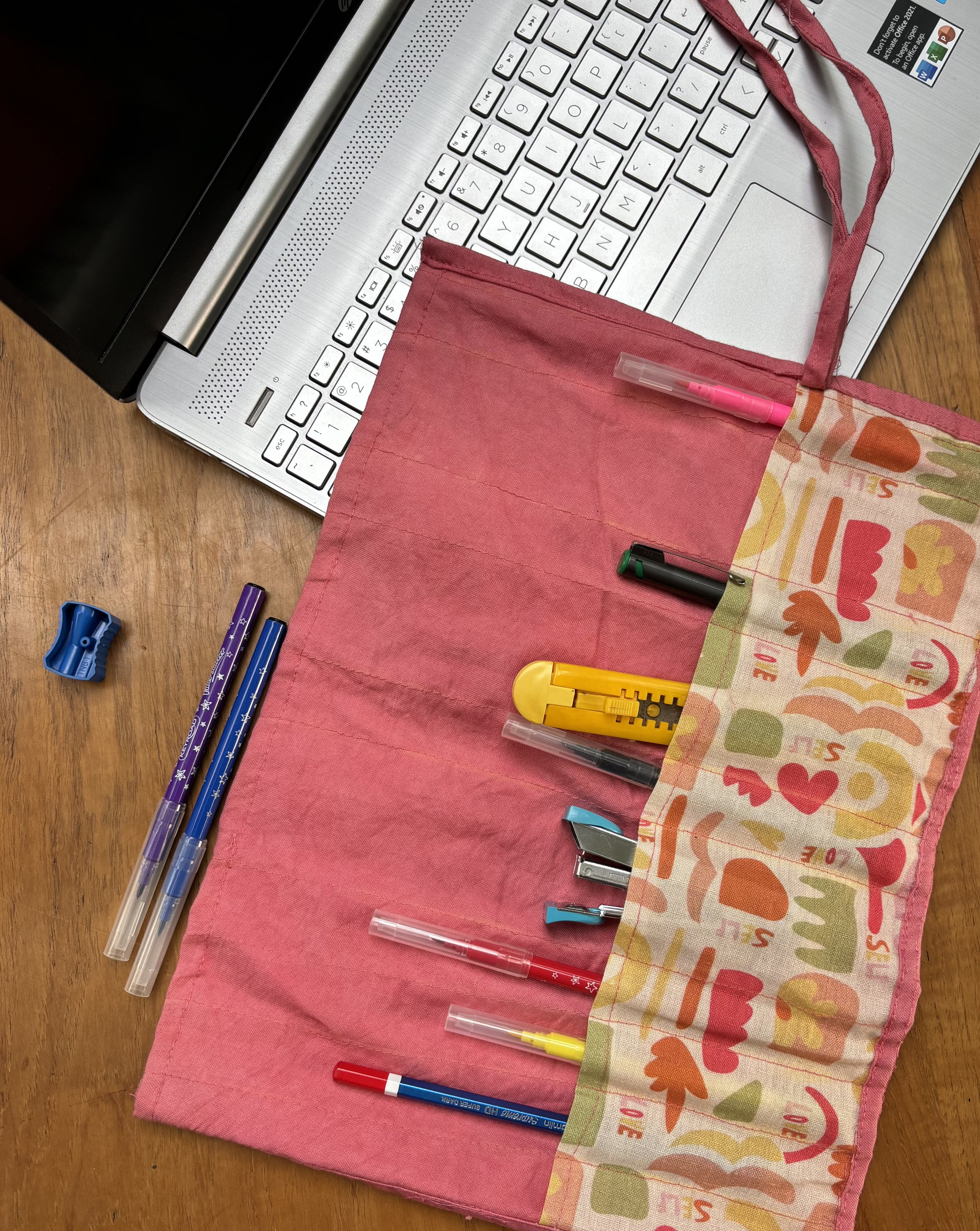 Self Love Upcycled Fabric Organizer