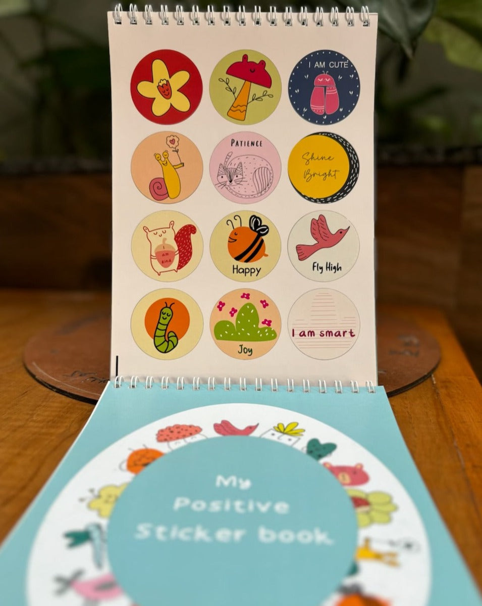Positive Affirmations Sticker Book