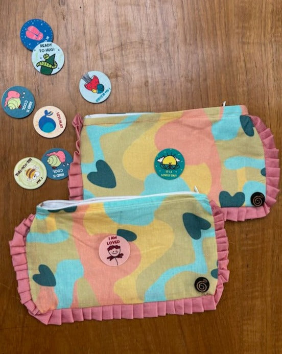 Adore Upcycled Fabric Pouch