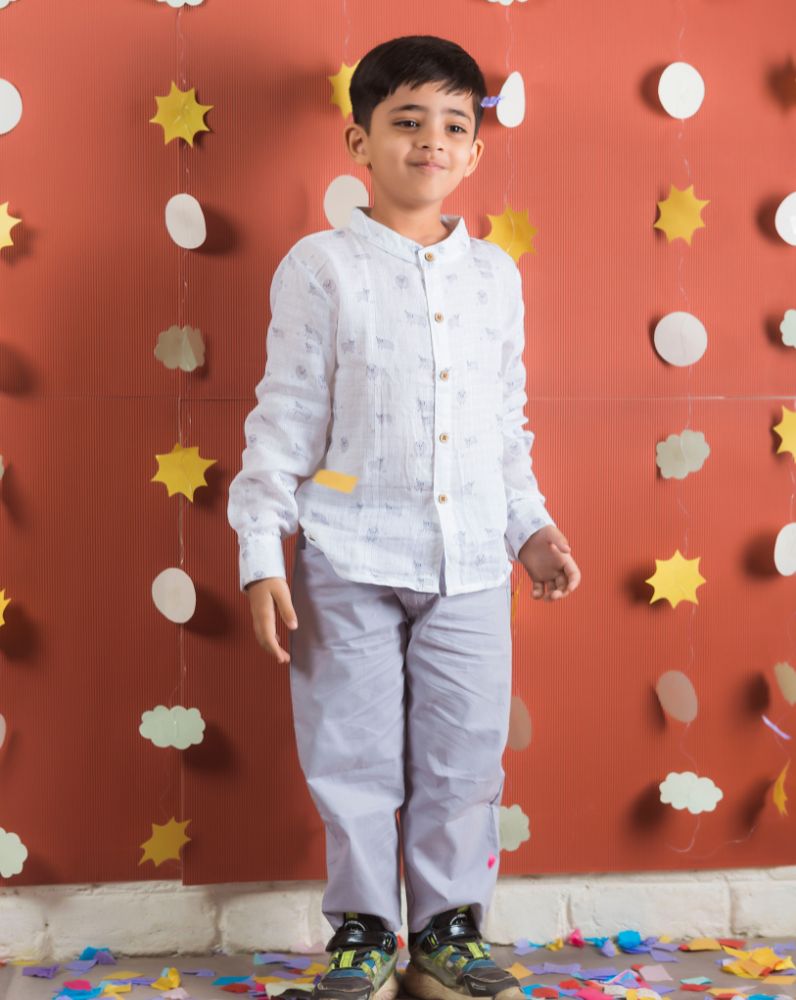 Grey Boys Pant