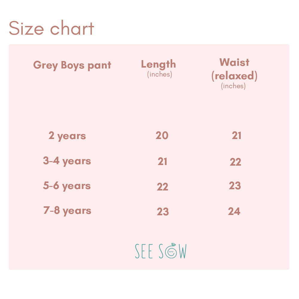 Grey Boys Pant