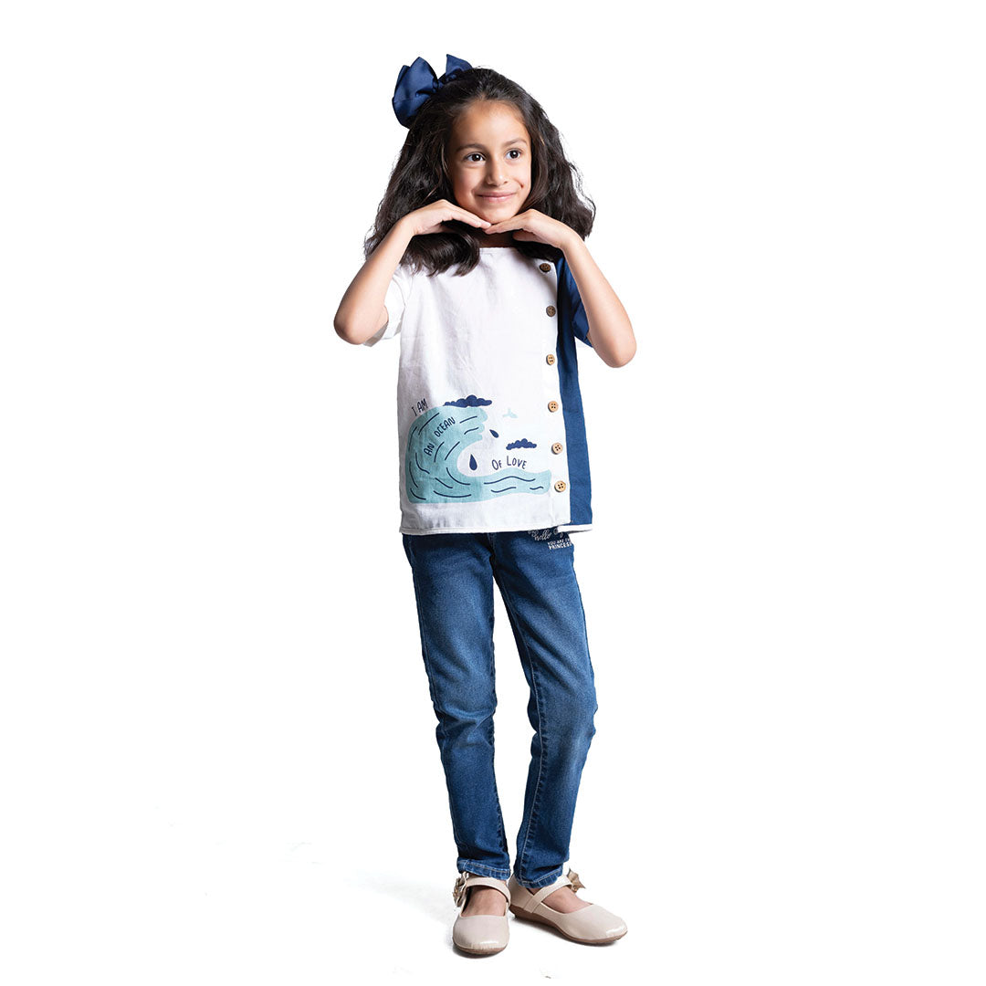 Ocean of Love Unisex Kurta
