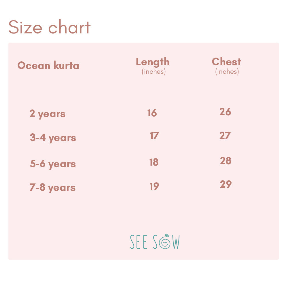 Ocean of Love Unisex Kurta